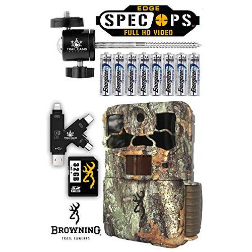 Browning Spec Ops 엣지 트레일 카메라 with Batteries, SD 카드, 카드 리더,리더기, and 마운트