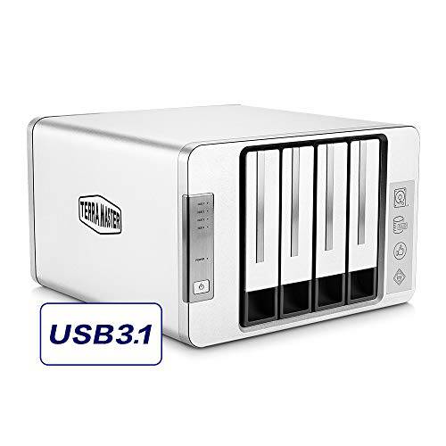 TerraMaster D4-300 USB 3.1(Gen1) Type-C 스토리지 외장 하드디스크 인클로저 Hot 스왑가능 (디스크없음)