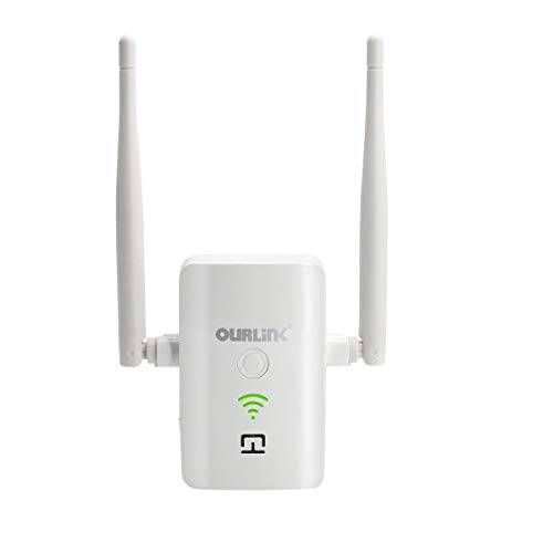 1200Mbps 와이파이 레인지 확장기 OURLINK AC1200 Signal 증폭기 리피터, Add 커버리지 up to 1500 sq.ft. in 당신 House, Extend 2.4GHz& 5GHz Wi-Fi, 간편 설치