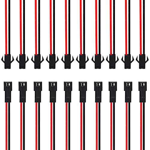 Gikfun JST SM 2-Pins 2P Female& Male Plug 커넥터 와이어 Cables for 아두이노 (팩 of 10 Pairs) AE1045