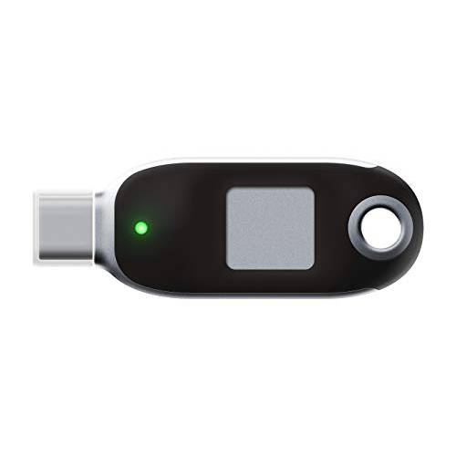 FEITIAN BioPass K26 USB 안전 키 - 2 팩터 Authenticator - USB-C with FIDO U2F+ FIDO2 - Biometric Fingerprinting - Help 방지 Account Takeovers with Multi-Factor 인증