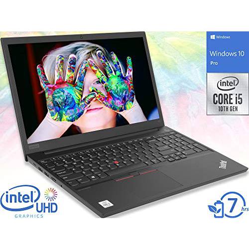 Lenovo ThinkPad E15 노트북, 15.6 FHD 디스플레이, Intel Core i5-10210U 까지 4.2GHz, 16GB Ram, 512GB NVMe SSD, HDMI, Wi-Fi, 블루투스, 윈도우 10 프로