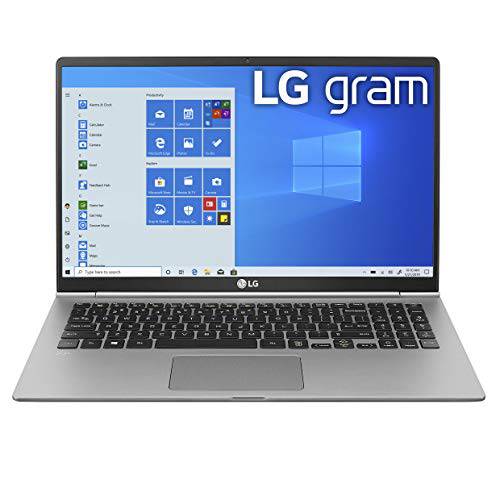 LG Gram 노트북 - 15.6 풀 HD IPS, Intel 10th 세대 Core i5 (10210U CPU), 8GB DDR4 2666MHz Ram, 512GB NVMeTM SSD, Up to 21 시간 배터리, Intel UHD 그래픽 - 15Z995-U.ARS6U1 (2020)