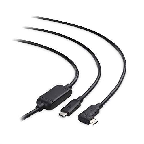 Cable Matters  액티브 USB-C 케이블 오큘러스 퀘스트 2 VR 헤드폰,헤드셋 in 블랙  5 미터/ 16.4 Feet