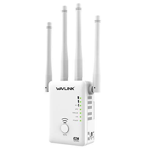 WAVLINK AC1200 와이파이 확장기 듀얼밴드 5G 2.4G 1200Mbps 무선 라우터/ AP 액세스 심/ 리피터 신호 부스터 Wi-Fi 앰프 3 in 1 - works w/ Any 라우터, No 와이파이 Dead Zones Working from 홈