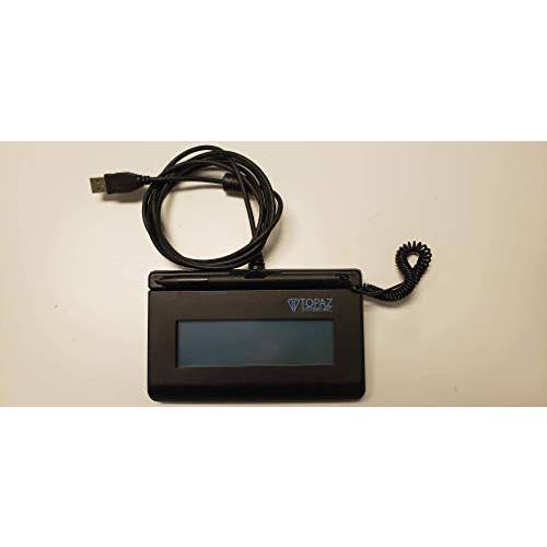 Topaz SigLite T-LBK460-HSB-R 1x5 LCD 시그니쳐 캡쳐 패드 USB 연결 (백라이트)