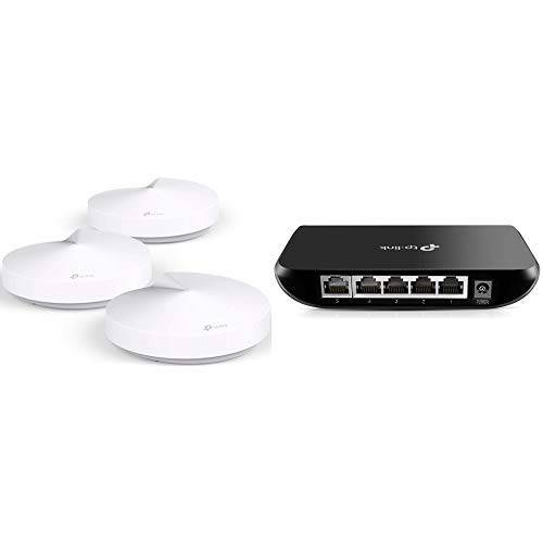 TP-Link 3-packDeco M5 매쉬 5 포트 스위치 the 포트 연장