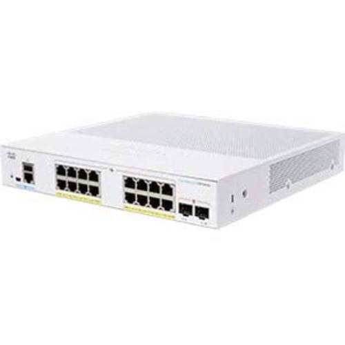 Cisco 비지니스 CBS350-16P-2G Managed 스위치 | 16 포트 GE | PoE | 2x1G SFP | 리미티드 라이프타임 프로텍트 (CBS350-16P-2G)