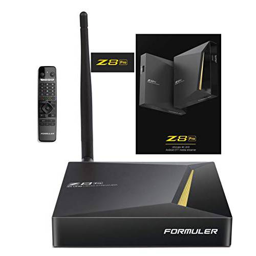 FORMULER Z8 프로 안드로이드 듀얼밴드 5G 기가비트 랜 2GB 램 16GB ROM 4K 스마트 Learning 리모컨 IR