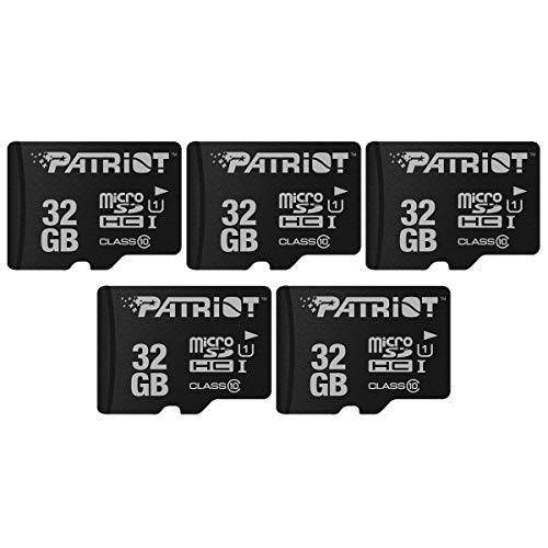 Patriot LX Series 마이크로 SD 플래시 메모리 카드 32GB - 5 팩