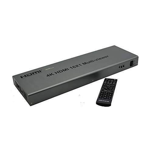 XOLORspace QV1601 16x1 4K HDMI Multi-viewer 심리스 변환 12 모드 of 비디오 Segmentation
