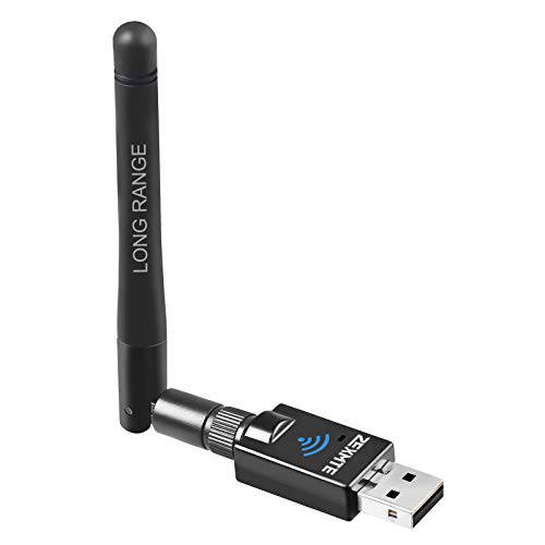 롱 레인지 USB 블루투스 5.0 어댑터 PC USB 블루투스 어댑터 무선 오디오 동글 헤드폰,헤드셋 스피커, 328FT/ 100M, 5.0 블루투스 송신기 리시버 윈도우 10/ 8/ 8.1/ 7