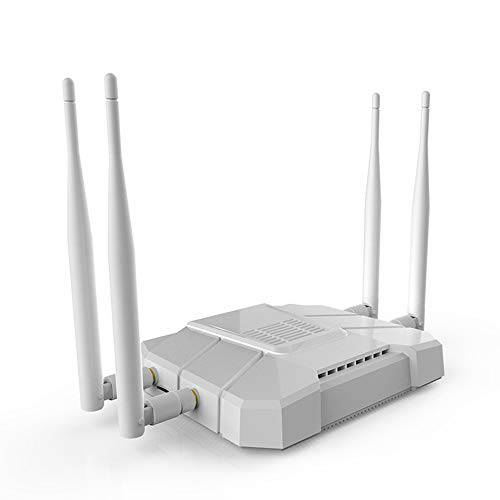 Wiflyer WE1326-KC 4G LTE 라우터, 1200Mbps 무선 라우터, 4G LTE 핫스팟 SIM 카드 슬롯, TF 카드, USB 포트, 지원 T-Mobile at& T(NOT 지원 버라이즌)