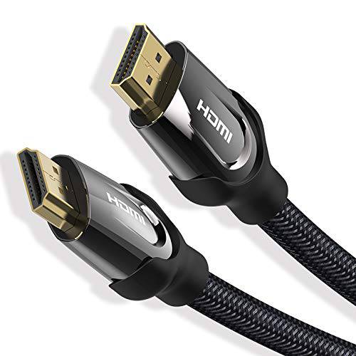 HDMI 케이블 15FT, VENTION  고속 4K HDMI 케이블 2.0 나일론 Braided 케이블 남성 to 남성, 지원 비디오 4K HD, 1080P 3D, 이더넷 and 오디오 리턴 (Arc), PS 3/ 4, 애플 TV