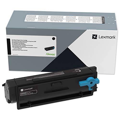 Lexmark, LEXB341H00, B341H00 고수율, 고성능, 높은 출력량 리턴 Program 토너,잉크토너 카트리지, 1 Each