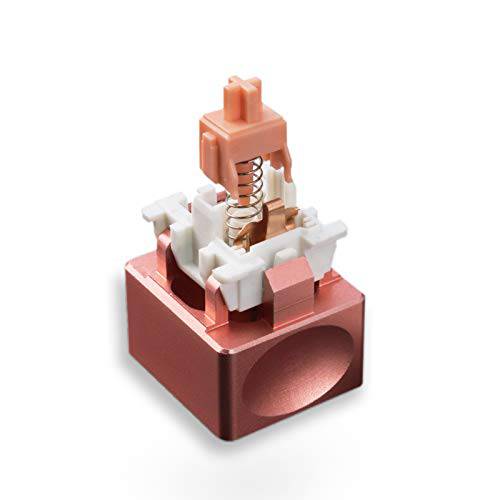 메탈 스위치 오프너 알루미늄 합금 기계식키보드 키캡 즉시 게이트론 체리 mx Switches（Rose 골드）