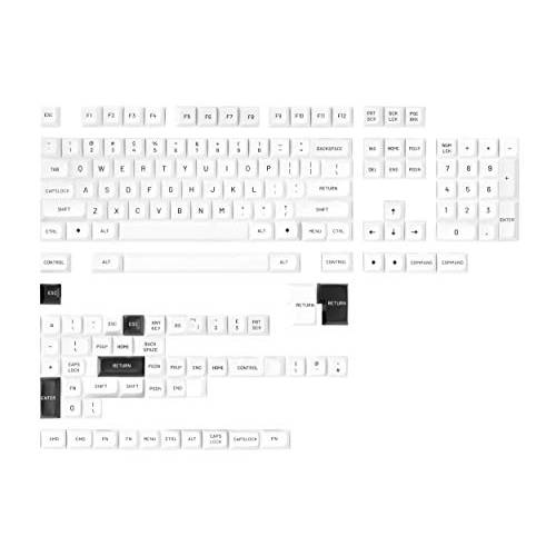 DROP MT3 Black-on-White 키캡 세트, ABS Hi-Profile 키캡, 이중사출 Legends, MX 스타일 커버 Fullsize, 텐키리스, Winkeyless, 60%, 65%, and 75% (베이스 키트)
