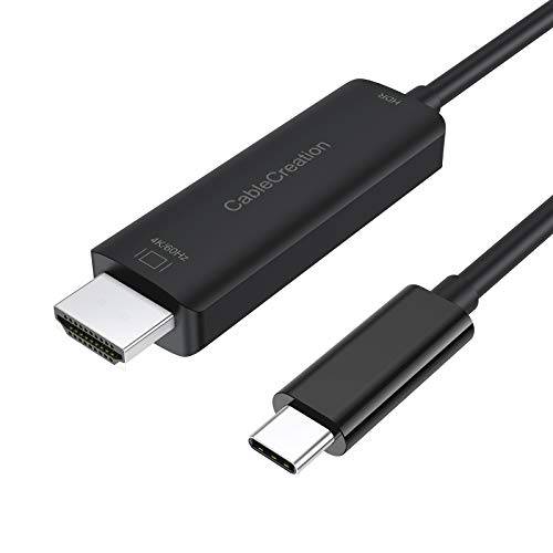 롱 USB C to HDMI 케이블 4K@60Hz, CableCreation 19FT USB 타입 C to HDMI 케이블, 호환가능한 맥북 프로 2020, 크롬북 픽셀, Mac 미니, 서피스 북 2, XPS 15, 갤럭시 S20, 6M