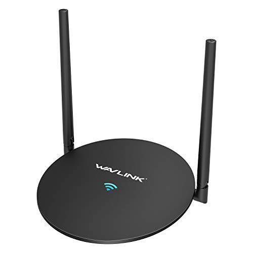 Wavlink 와이파이 라우터, 2.4G 무선 홈 확장기, 하이 스피드 인터넷 라우터 와이파이 박스 Wisp, 하이 파워 앰프 Pa+ LNA, 2x5dBi 하이 파워 안테나 Up to 300Mbps