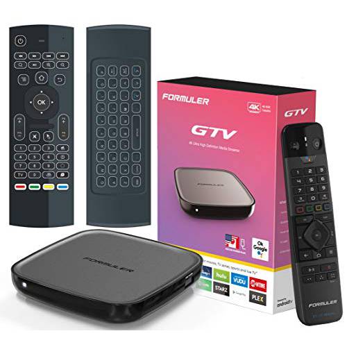 Formuler Gtv 인증된 안드로이드 Tv 9.0 블루투스 리모컨+  프리 보너스 에어 마우스 키보드 and 백라이트.