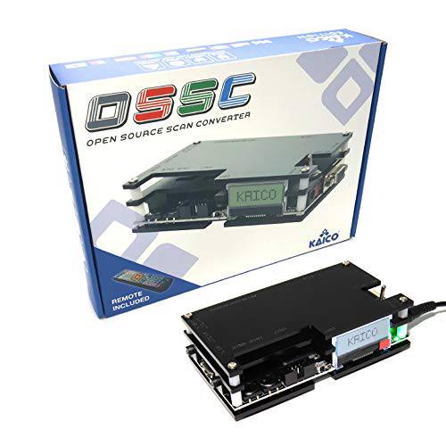 Kaico  에디션 OSSC 오픈 Source 스캔 컨버터, 변환기 1.6 SCART, 컴포넌트 and VGA to HDMI 레트로 게이밍. 라인 Multiplier upscaler Perfect Zero lag RGB 레트로 게이밍