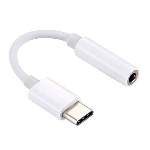 MMOBIEL USB C to 3.5mm 오디오 잭 헤드폰 어댑터 호환가능한 삼성 갤럭시 S20 (+ )/ S20 FE/ S10 (+ )/  노트 20/ 10/ 9, 화웨이 P40/ P30/ P20 프로, 샤오미, 구글 픽셀 4XL, OnePlus 8 etc. (화이트)