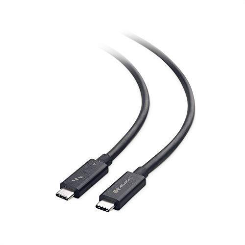 Cable Matters [ Intel 썬더볼트 인증된] 40Gbps 액티브 USB C 썬더볼트 4 케이블 6.6 ft 100W 충전 and 8K 비디오 - 보편적으로 호환가능한 USB-C, USB4, and 썬더볼트 3