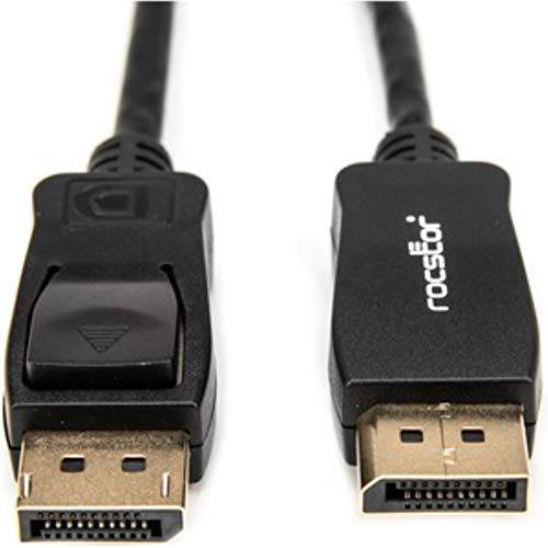 Rocstor  프리미엄 6ft/ 2m DisplayPort,DP, DP, DP 1.2 케이블 M/ M - DisplayPort,DP, DP, DP 4k - DisplayPort,DP, DP, DP Male 디지털 아우디