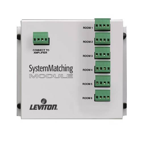 Leviton SGAMP 시스템 매칭 모듈 (for 사용 Non-Impedance Matched 볼륨 Controls SGVST), 화이트