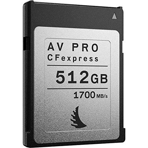 Angelbird AV 프로 512GB CFexpress 2.0 타입 B 메모리 카드, 1700MB/ s Read, 1500MB/ s Write