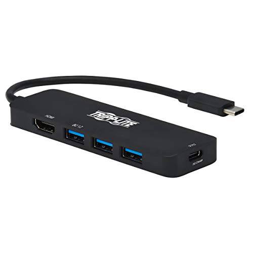 Tripp Lite USB C 멀티포트 어댑터 4K60Hz HDMI 3 USB-A 허브 100W PD 충전 (U444-06N-H3UC2)