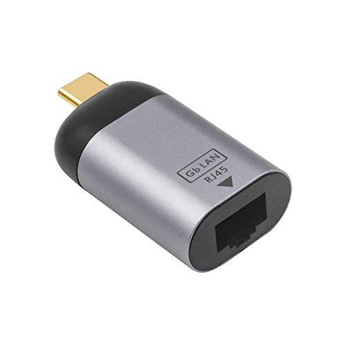 Poyiccot USB C to 랜포트, USB-C to 기가비트 이더넷, USB Type-C to RJ45 기가비트 이더넷 랜 네트워크 어댑터 네트워크 썬더볼트 3/ Type-C 기가비트 인터넷 어댑터 맥북/ PC/ 스마트폰