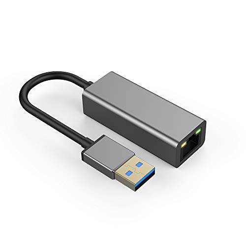 USB 랜포트, USB 3.0 to 1000/ 100/ 10 Mbps 기가비트 이더넷 랜 네트워크 어댑터 호환가능한 닌텐도 스위치, 맥북, 서피스 프로, 노트북, PC