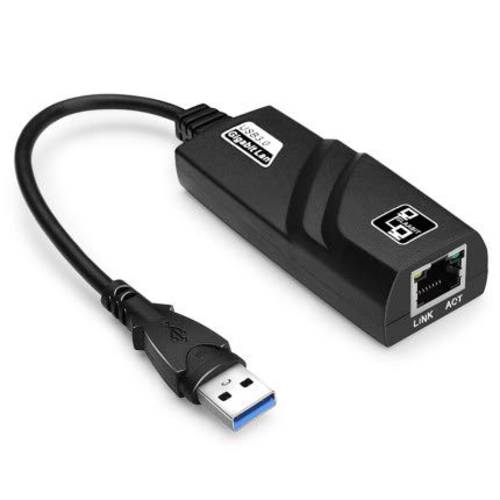 Yizhet 랜포트 USB 3.0 to RJ45 10/ 100/ 1000 기가비트 이더넷 랜 네트워크 어댑터, 호환가능한 윈도우 10/ 8.1/ 8/ 7/ XP/ Vista, Mac OS, 리눅스, 크롬 OS