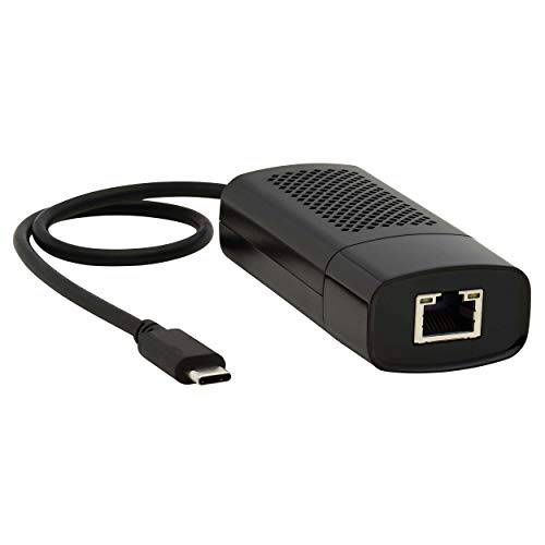 Tripp 라이트 USB- C 이더넷 네트워크 어댑터, USB 타입 C to RJ45 기가비트 이더넷 컨버터, 변환기, 썬더볼트 3 호환가능한, USB 3.1 세대 1, 2.5 Gbps 이더넷, M/ F, 블랙 (U436-06N-2P5-B)