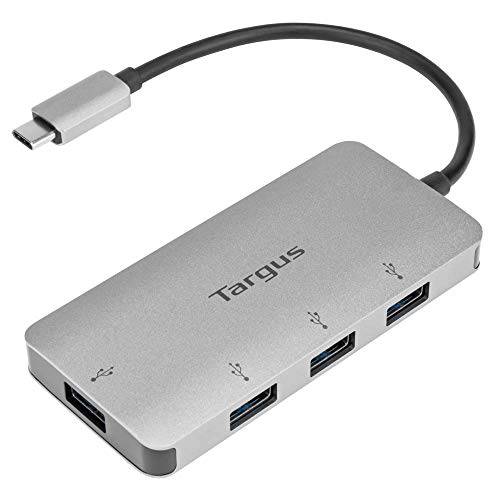 Targus USB-C to 4-Port USB-A 허브, 그레이 (ACH226EU)