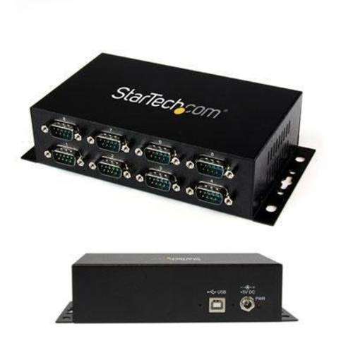 Startech.Com 8 포트 Usb To Db9 Rs232 Serial 어댑터 허브 - 산업용 Din 레일 And 벽면 장착가능 Product Category: Usb 허브S& 컨버터/ Converters-Usb