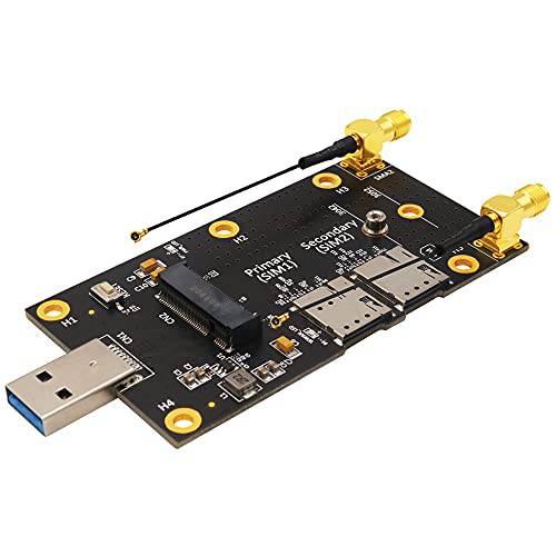 Timack NGFF(M.2) to USB 3.0 어댑터 듀얼 소형 SIM 카드 슬롯 3G/ 4G/ 5G 모듈