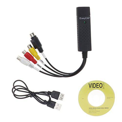 마이크로 Traders Easycap USB 2.0 어댑터 TV 비디오 오디오 VHS to DVD 컨버터, 변환기 캡쳐 카드 어댑터