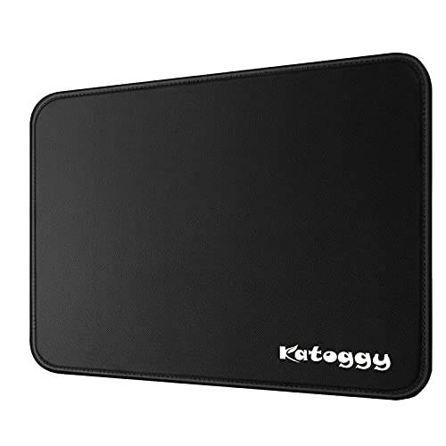 Katoggy 마우스 패드 Stitched 엣지, Non-Slip 러버 베이스 마우스패드, Wear-Resistant Water-Proof Premium-Textured 마우스 매트 노트북,  컴퓨터& PC, 12.5 x 9.4 x 0.11 인치