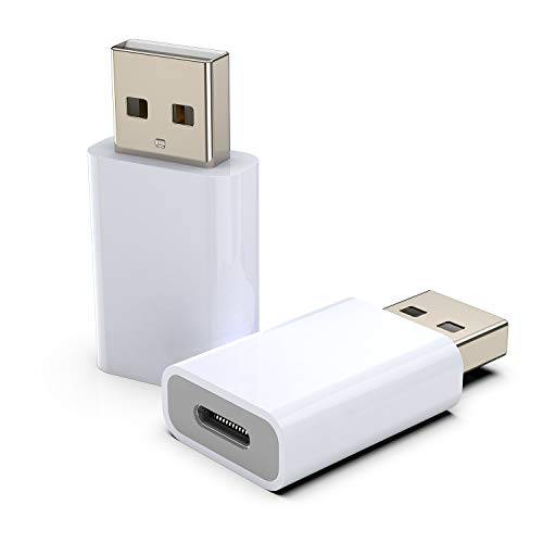 USB-C Female to USB-A Male 어댑터, 호환가능한 애플 MagSafe to USB 벽면 플러그, Type-C to A 충전기 케이블 커넥터 아이폰 11 12 미니 프로 맥스, 맥북, 아이패드, 갤럭시 노트, 구글 픽셀 5 4 3 2 XL