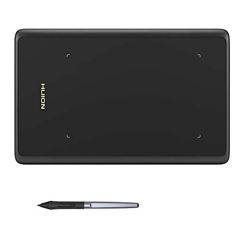 휴이온 Inspiroy H420X OSU 태블릿, 태블릿PC 그래픽 드로잉 태블릿 디지털 필기 패드 8192 조절 Battery-Free 펜, 호환가능한 크롬북, Mac, PC or 안드로이드 휴대용, 16 펜 펜촉 포함