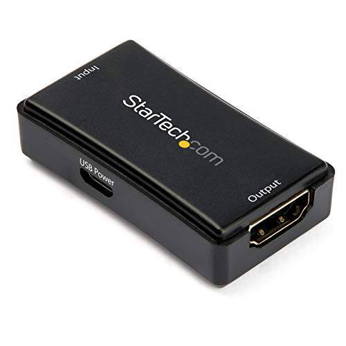 StarTech.com 45ft/ 14m HDMI 신호 부스터 - 4K 60Hz - USB 전원 - HDMI 인라인 리피터&  앰프 - 7.1 오디오 지원 (HDBOOST4K2)
