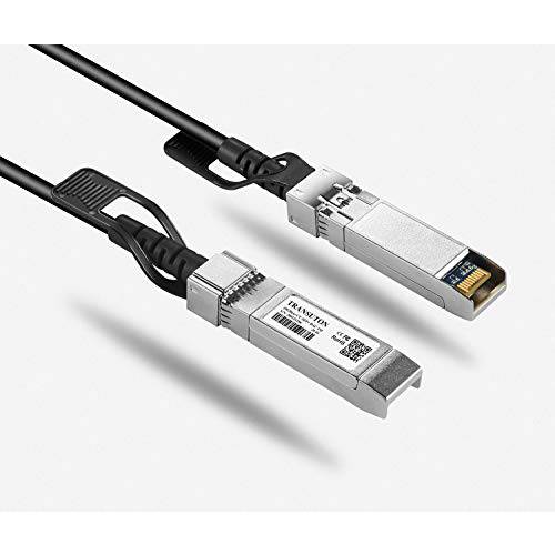 10G SFP+ DAC 패시브 다이렉트 붙이다 구리 케이블 MikroTik S+ DA0001 호환가능한 10GBase-CU 이더넷 10Gb/ s SFP+ to SFP+ DAC Twinax 케이블 1m(3.3ft)
