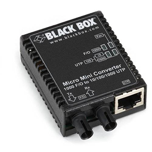 블랙 박스 네트워크 서비스 10/ 100/ 1000 ST 미디어 컨버터, 변환기 US PS LMC4001A