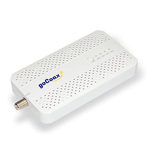 goCoax MoCA 2.5 어댑터 2.5GbE 이더넷 포트. MoCA 2.5. 1x 2.5GbE 포트. Provide 2.5Gbps 대역폭 기존 동축, Coaxial,COAX 케이블. Best 컴패니언 가정용 매쉬 Wi-Fi, White(Single 팩, MA2500D)…