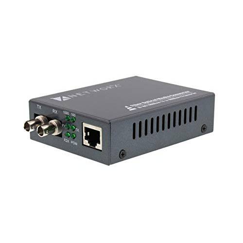 Networx 기가비트 파이버 미디어 컨버터, 변환기 - utp to 1000Base-LX - St 멀티모드, 550m, 1300/ 1310nm