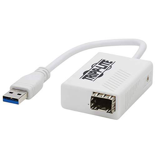 Tripp 라이트 USB-A 3.1 to 파이버 Gbe 랜포트 오픈 SFP 포트 SMF/ MMF LC (U336-1G-SFP)