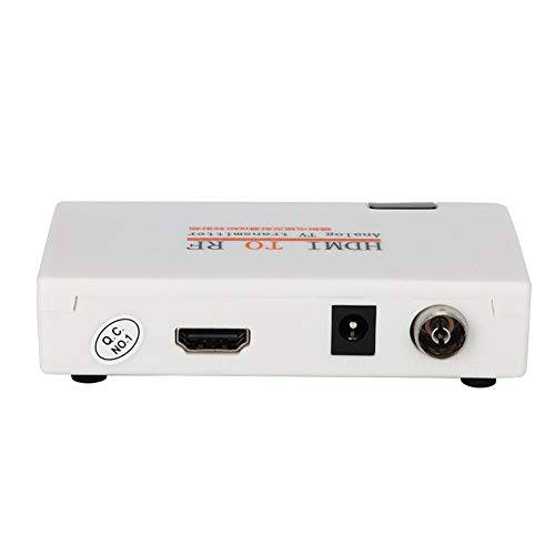 Hdmi to Rf 동축, Coaxial,COAX 컨버터, 변환기 어댑터 HDMI to 동축, Coaxial,COAX 아날로그 신호  리모컨 지원 480I/ 480P/ 576I/ 576P/ 720P/ 720I/ 1080I/ 1080P(us)