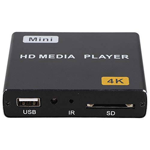 V BESTLIFE HDMI 미디어 플레이어, 4K 1080P Full-HD 디지털 미디어 플레이어 지원 HDMI/ AV 출력, 플레이 비디오 and 포토 USB 드라이브/ SD 카드/ 외장 디바이스 Android(US 플러그)
